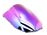 Kawasaki Ninja Zx-6R Zx636 Iridium Rainbow Double Bubble Windscreen Shield 2000-2002